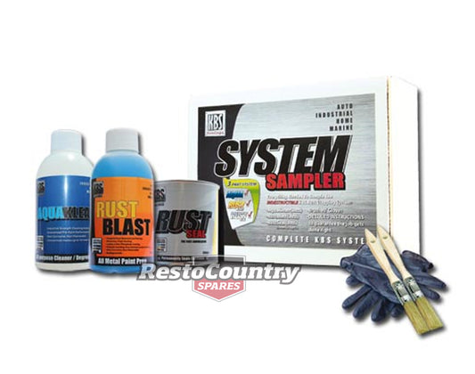 KBS Coating System Small Sampler Kit Chassis SATIN BLACK Rust Preventative Paint - 50002