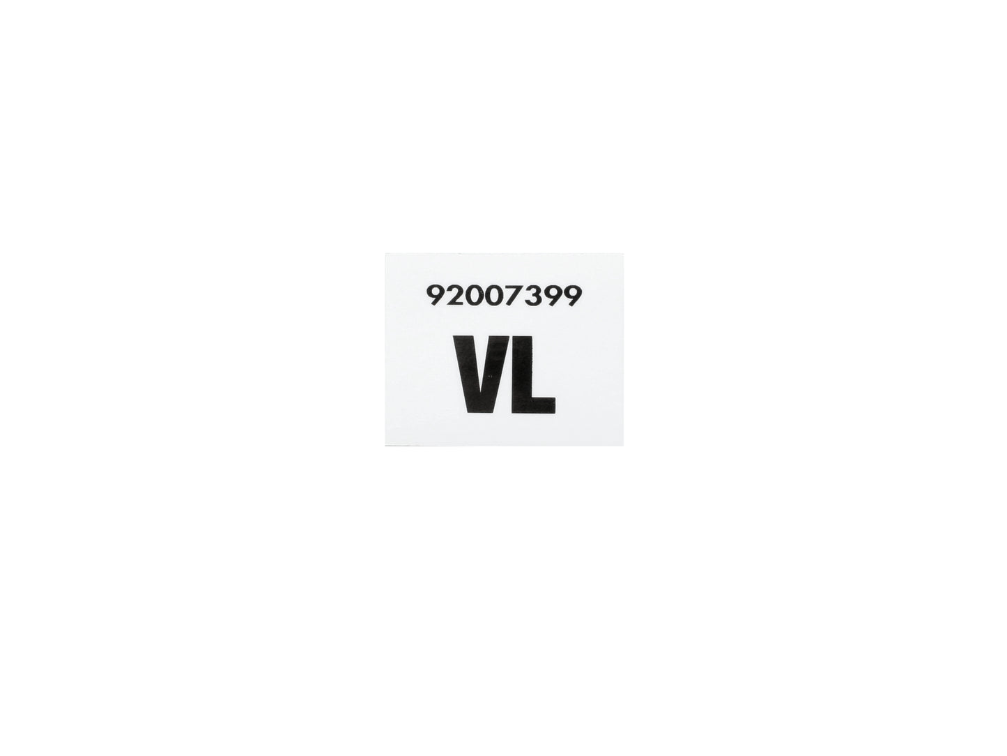 Radiator Decal ‘VL Broadcast’ Holden VL - 50031