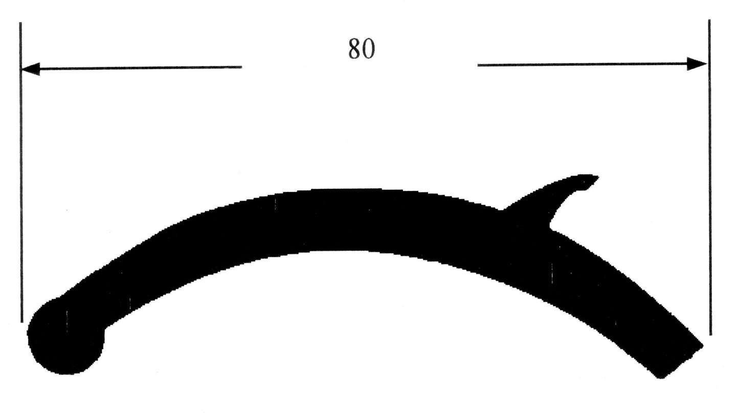 Universal Rubber Wheel Arch Flare 1 Metre – 51-462