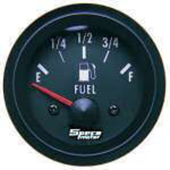 Speco 2 inch Fuel Level Gauge and Sender Black NEW petrol instrument - 523-06