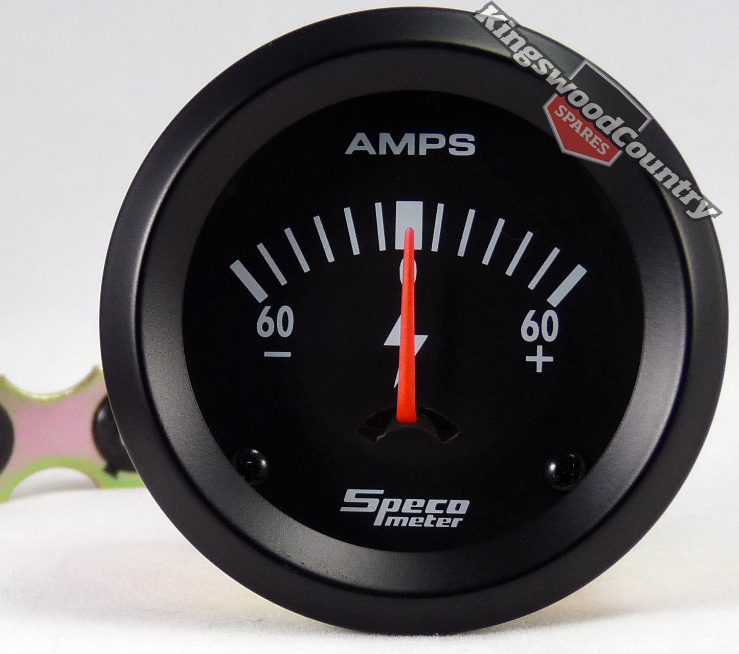 Speco 2" 60-0-60 Amp Gauge Black NEW Amps Ammeter Electrical 50mm - 523-51