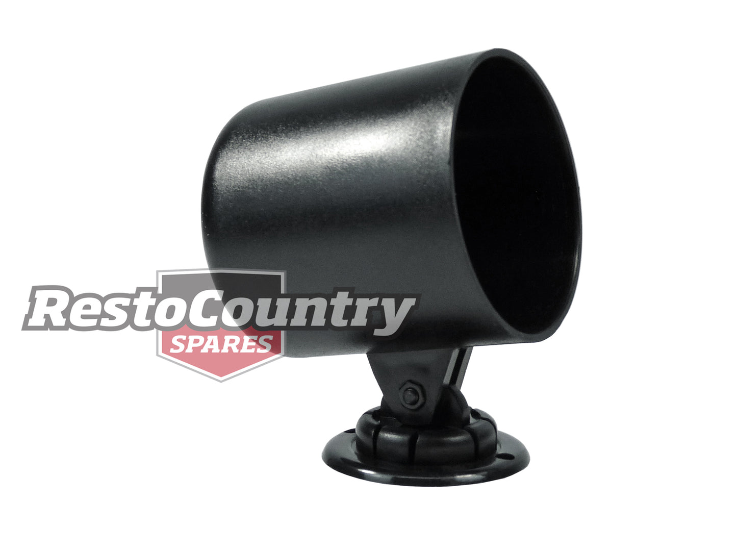 Speco 2 5/8 Black Plastic Gauge Pod + Mounting Kit holder cup dial - 534-99