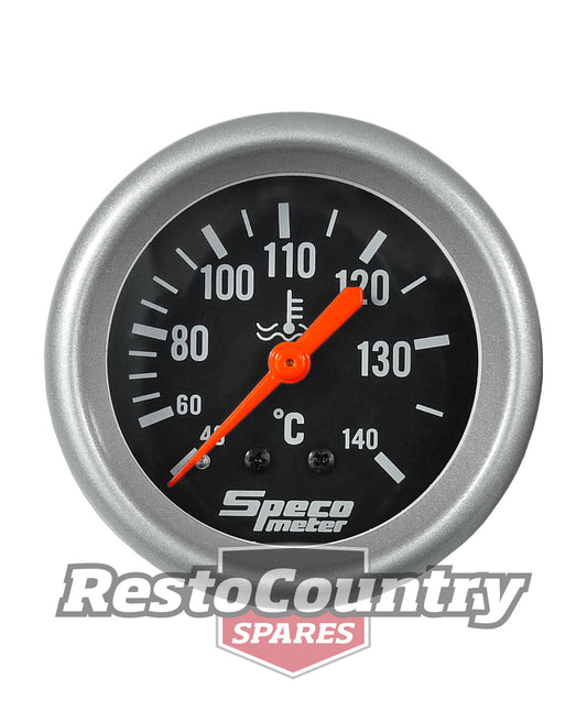 Speco 2 5/8 Mechanical Water Temp Gauge 140 1.8m Capillary + 4x Sender Adaptors - 535-23A
