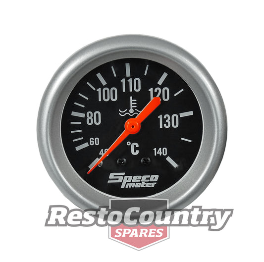 Speco 2 5/8 Mechanical Water Temp Gauge 140 3.6m Capillary + 4x Sender Adaptors - 535-24a