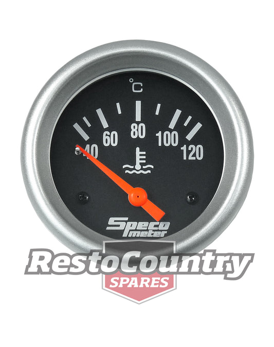 Speco 2 5/8 Electrical Water Temperature Gauge 40-120c Black Performance Series - 535-30