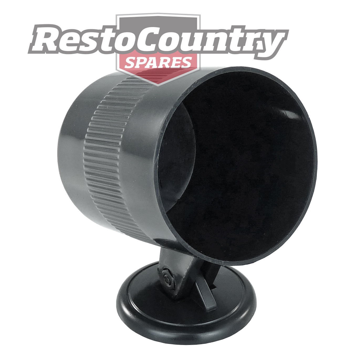 Speco 2" inch Gauge Holder Pod + Fitting Kit BLACK Plastic mount cup - 541-00