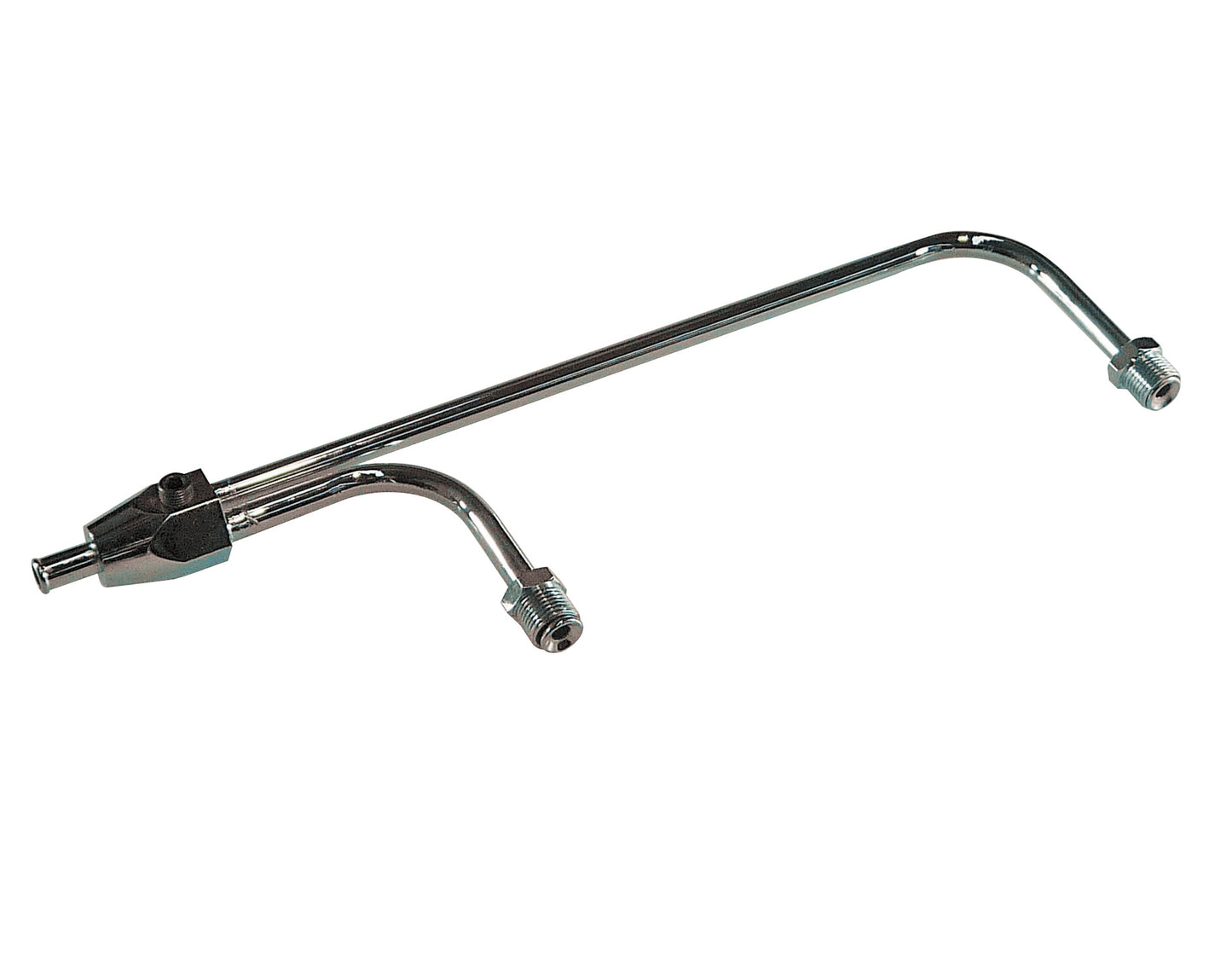 TFI Chrome Fuel Rail Line Holley 8-21/32" - 5951