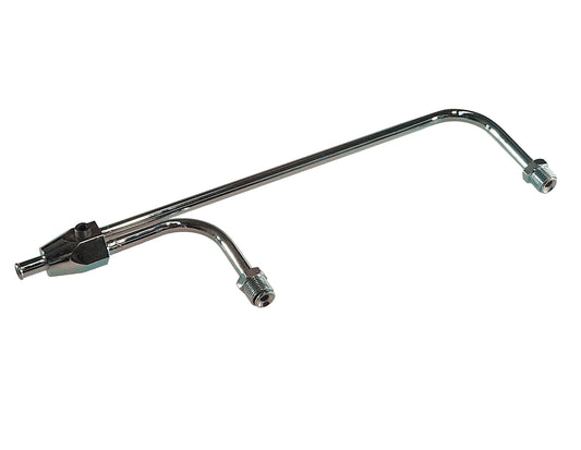 TFI Chrome Fuel Rail Line Holley 8-21/32" - 5951