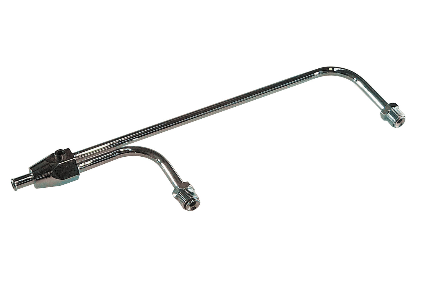 TFI Chrome Fuel Rail Line Holley 9-5/16" - 5952
