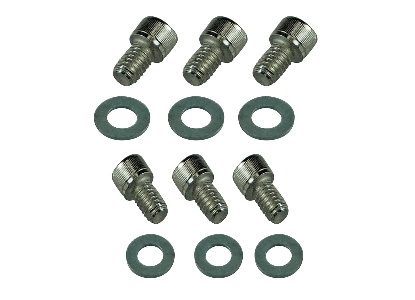 TFI Chrome Side Plate Bolts (6) Holden 6cyl - 6776