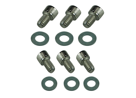 TFI Chrome Side Plate Bolts (6) Holden 6cyl - 6776