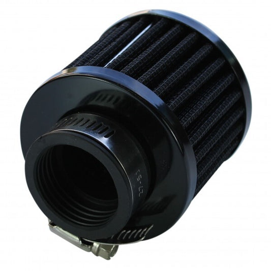 Breather Cap Clamp On 1 3/8 Inch ID All Black - 68-062