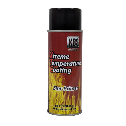 KBS Xtreme Temp Coating Spray 340g GREY PRIMER High Heat Resistant 260°C - 812°C - 6819