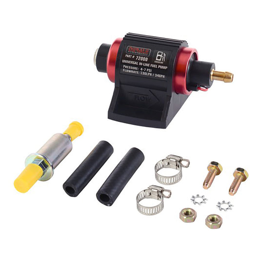 Derale Universal Inline Fuel Pump Kit (130LPH 4-7psi) - 72000