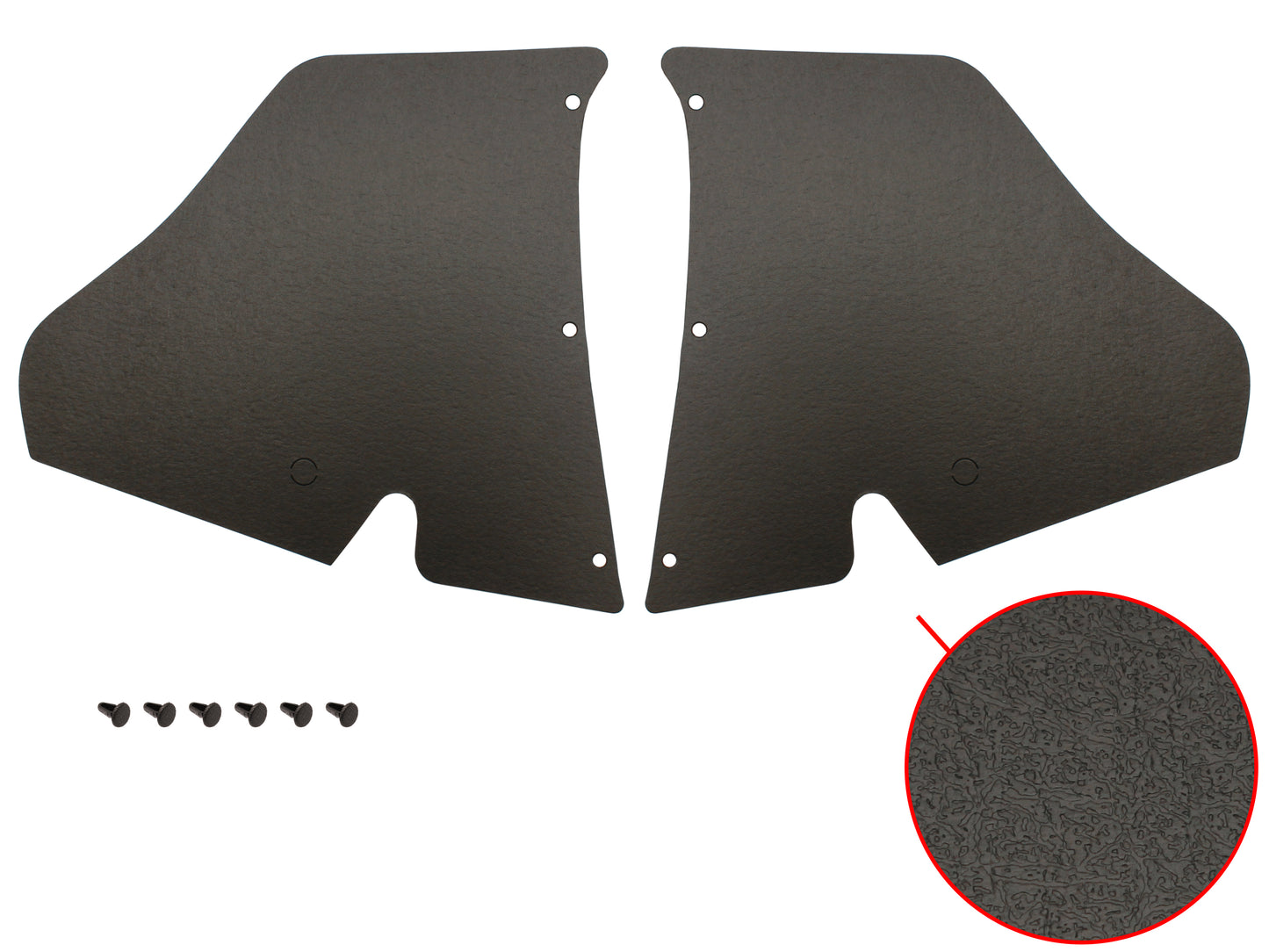 Holden Kick Panels PAIR EJ EH Black suits all models interior foot - 7421298_9