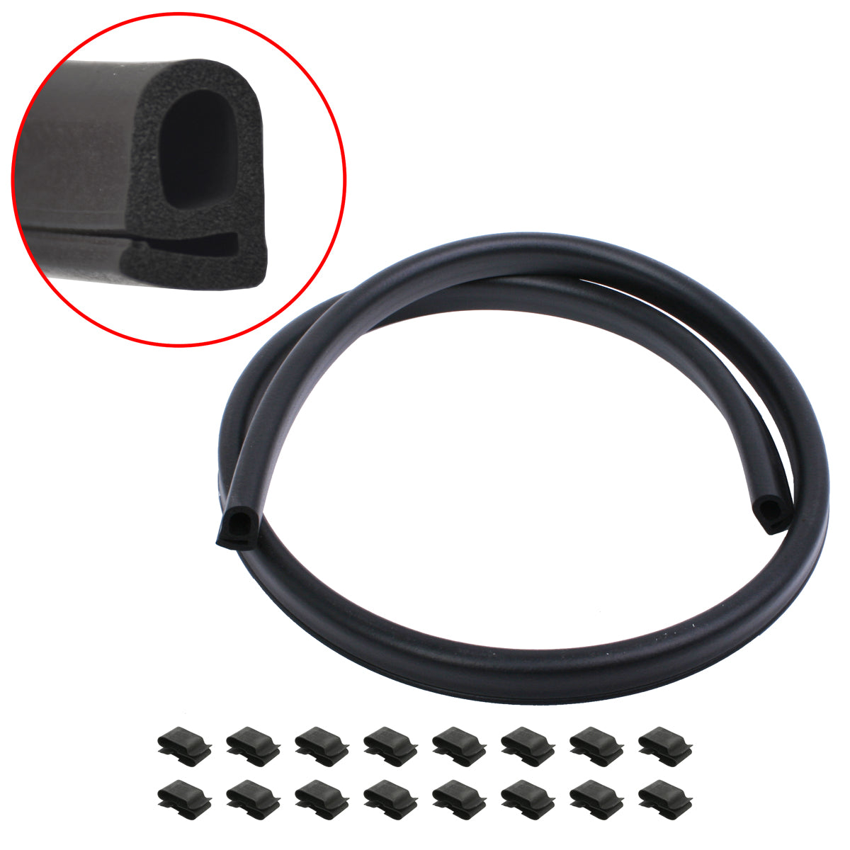 Holden Inner Guard Seal Strip HD HR HK HT HG rubber fender mount - 7425544
