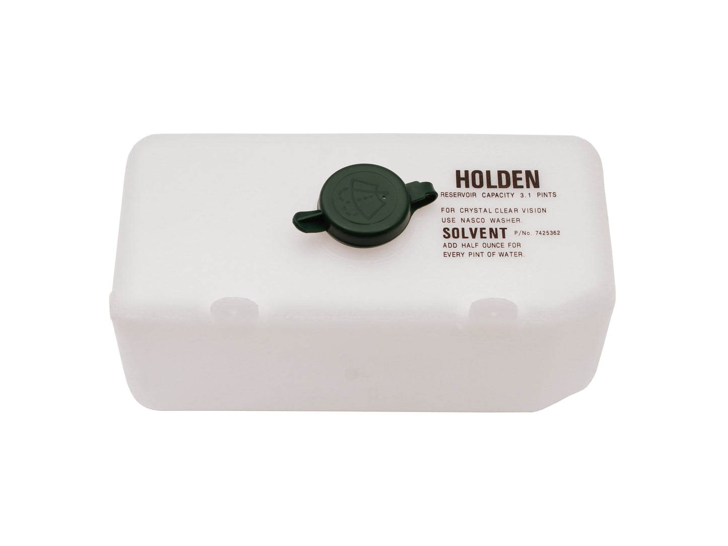 Holden Washer Bottle "HOLDEN" Torana LC LJ HK HT HG HQ windscreen wiper - 7434071B