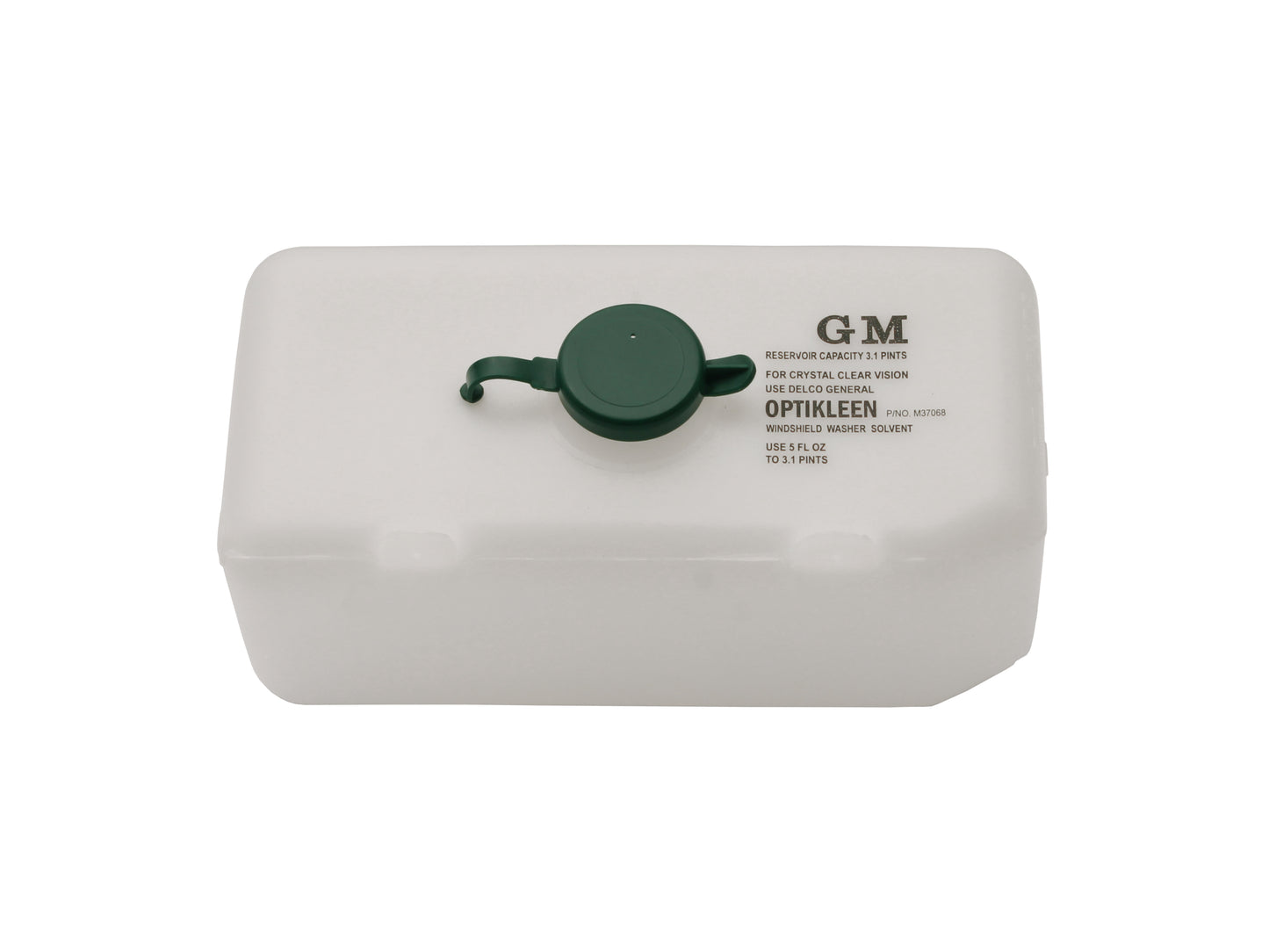 Holden Windscreen Washer Bottle "GM" OPTIKLEEN LH LX UC HK HT HG Belmont W/O Air - 7434262