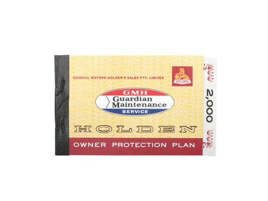 GMH Guardian Maintenance Service Book Holden HK– 7438264