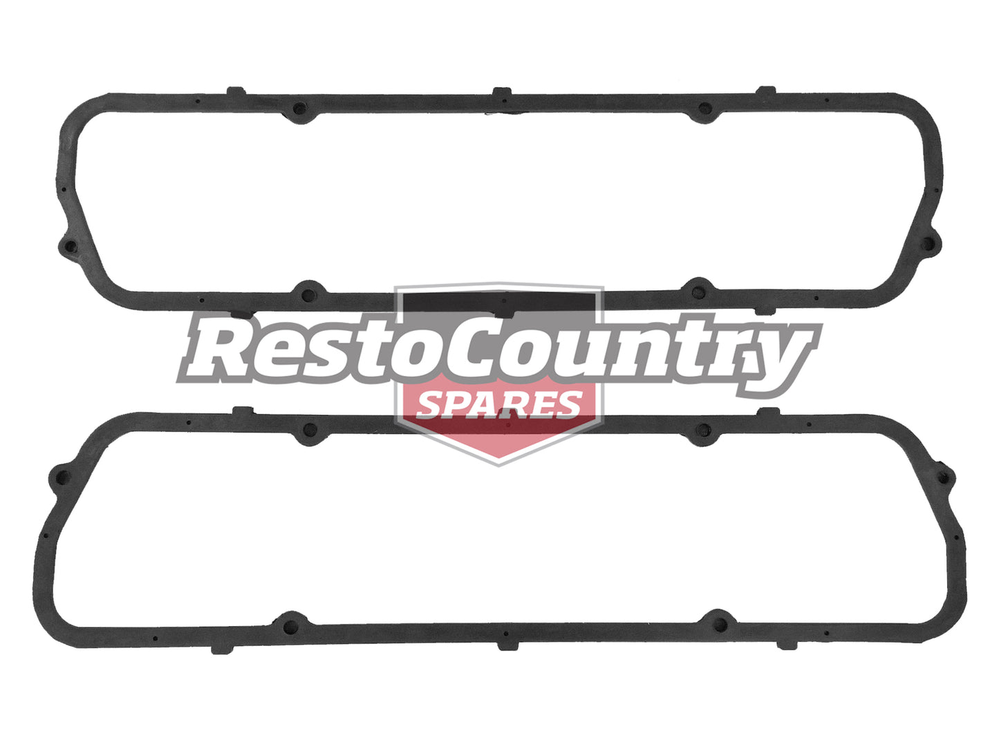 Holden V8 Rocker Cover Gasket PAIR 253 308 RUBBER W/Steel Frame valve tappet - 811372R