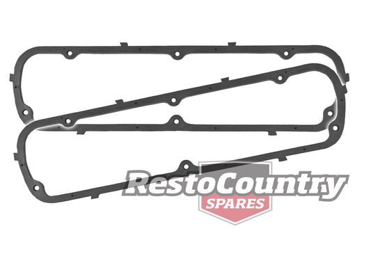 Ford V8 Rocker Cover Gasket PAIR 289 302 351 Windsor RUBBER W/ Steel Frame valve - 831356R