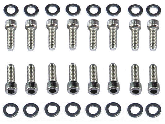 TFI Steel Rocker Cover Chrome Bolt Set Cleveland V8 - 8755