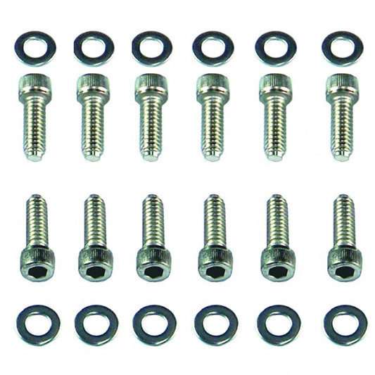 TFI Steel Rocker Cover Chrome Bolt Set Windsor V8 - 8761