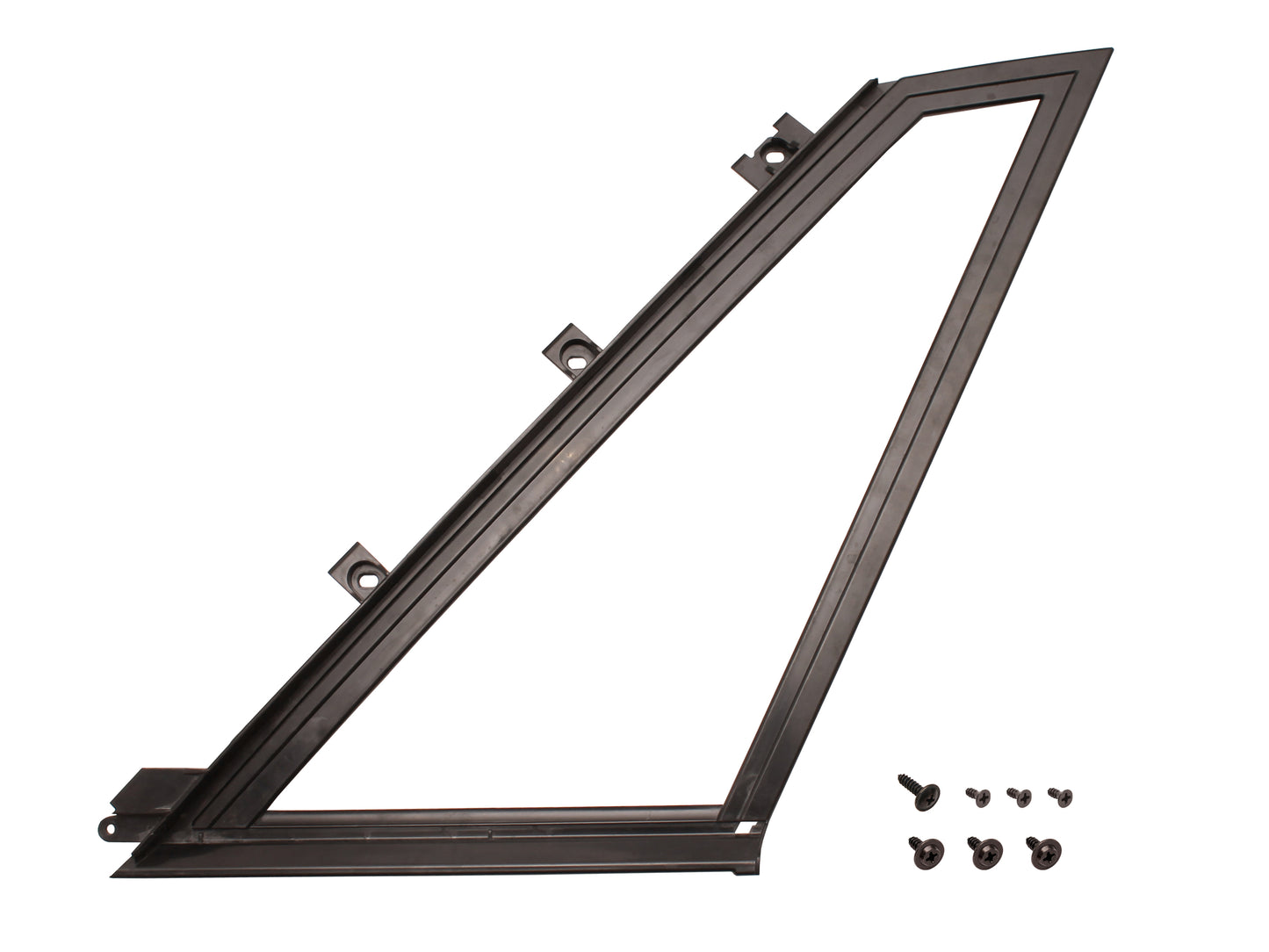 Holden Commodore VK Sedan Rear Quarter Window Surround RIGHT glass frame garnish - 92018356