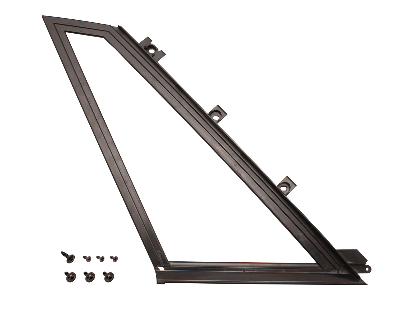 Holden Commodore VK Sedan Rear Quarter Window Surround LEFT glass frame garnish - 92018357