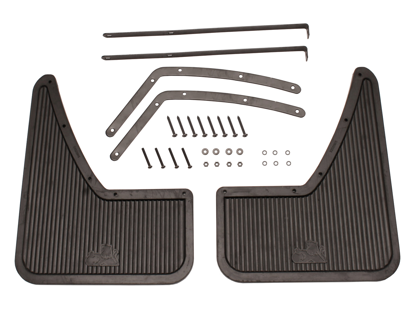 Holden Commodore FRONT Mudflap Kit x2 NEW VK VL W/ Lion Logo mud flaps shield - 92020918
