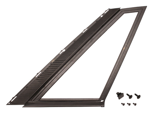 Holden Commodore VL Sedan Rear Quarter Window Surround RIGHT glass frame garnish - 92024597