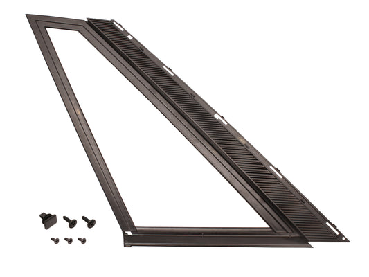 Holden Commodore VL Sedan Rear Quarter Window Surround LEFT glass frame garnish - 92024598