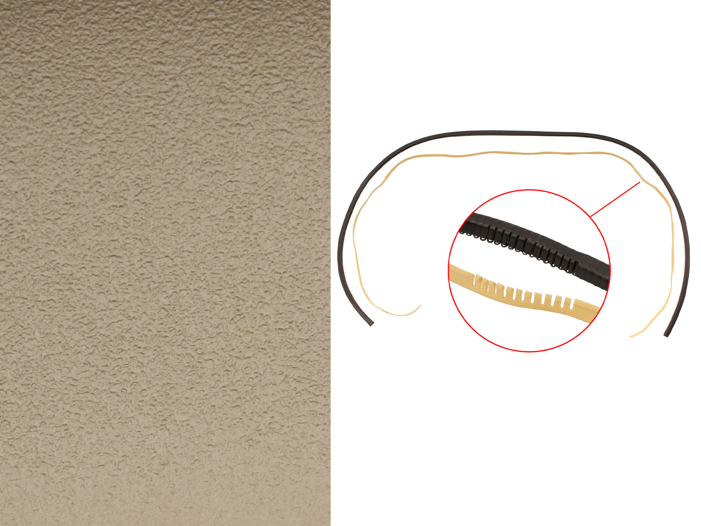 Headlining & Visor VL Wagon Sandalwood Sandpaper - 92024826-HL059