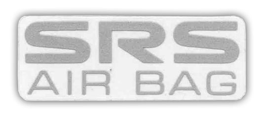 Pillar Decal ‘SRS Air Bag’ Holden VR VS - 92048246