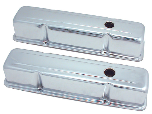 TFI Chrome Rocker Cover Pair (Tall) Chev V8 - 9215