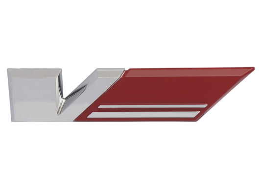Badge "V" With Red Flag Bootlid VE Sedan - 92189635
