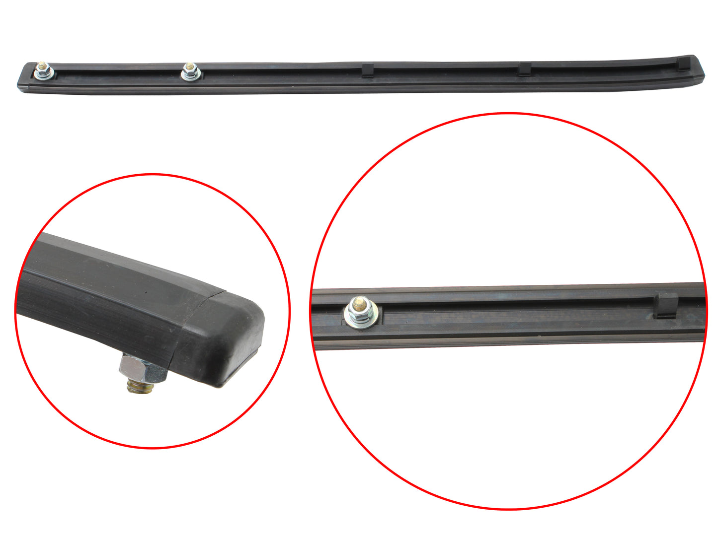 Holden REAR Bumper Bar Rubber Strip NEW x1 HJ HX HZ Sedan Wagon mould trim - 9930604