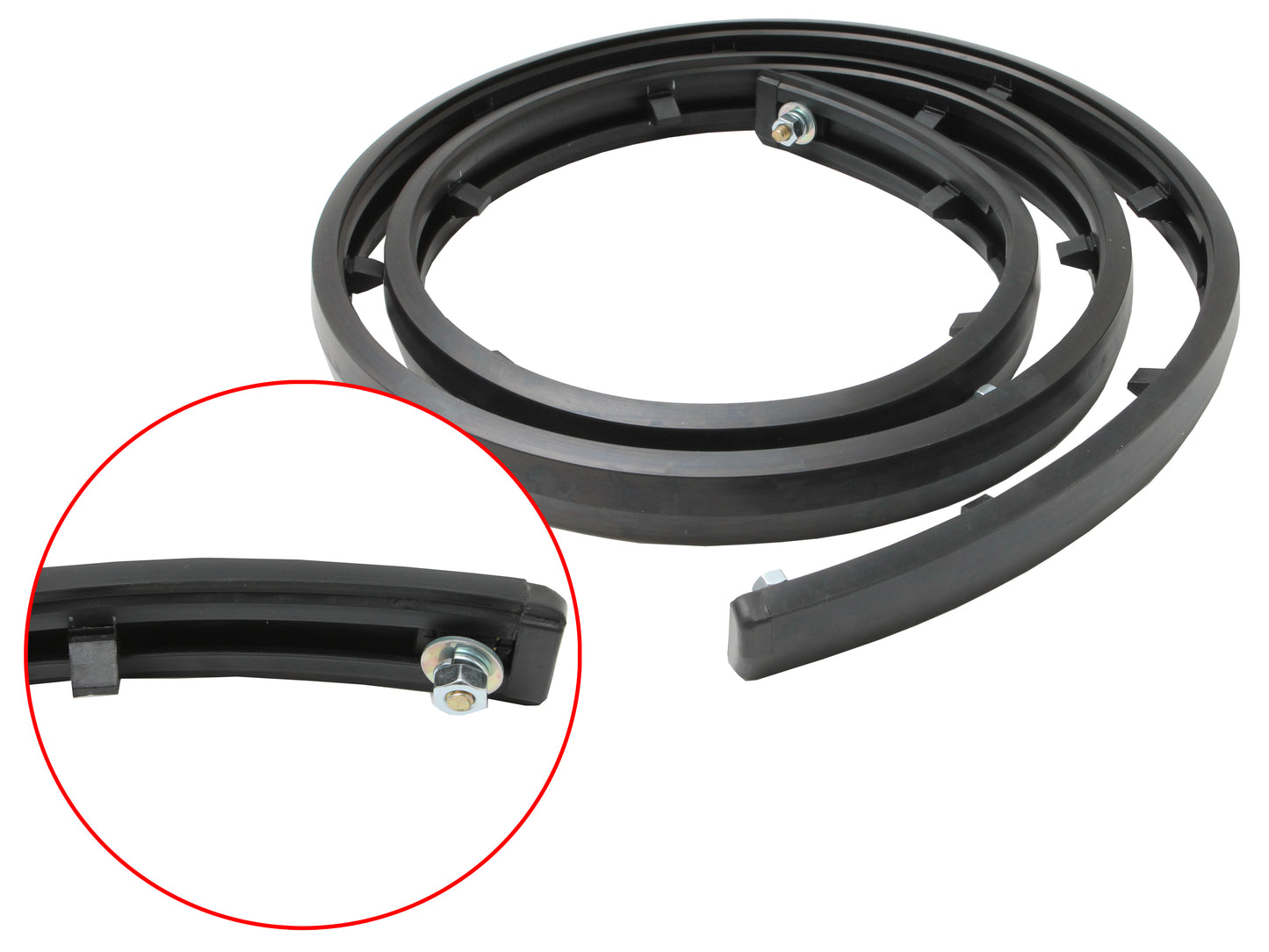 Holden Front Bumper Bar Rubber Strip HJ HX HZ NEW moulding insert - 9931194
