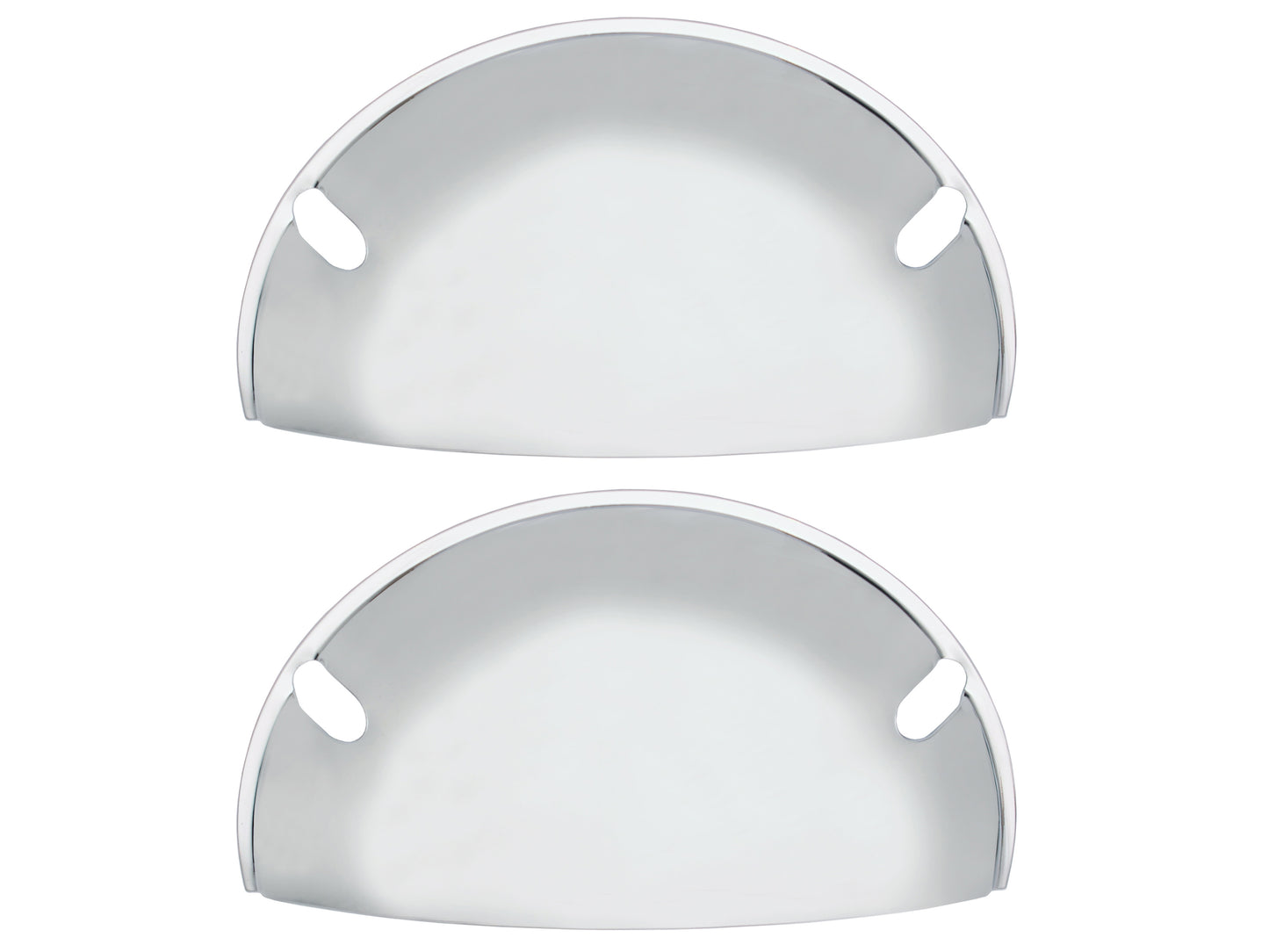 Holden CHROME Headlight Covers x2 Half Moon 5 3/4 head light cover - ANT10477