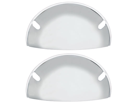 Holden CHROME Headlight Covers x2 Half Moon 5 3/4 head light cover - ANT10477