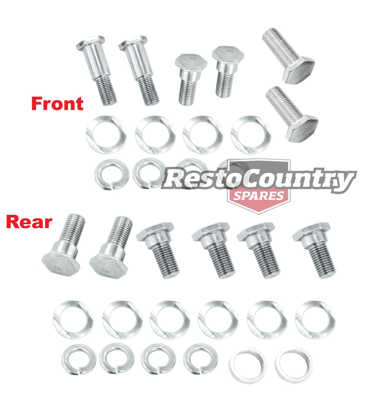 Seat Belt Bolt Kit Ford XA XB Coupe - APP099