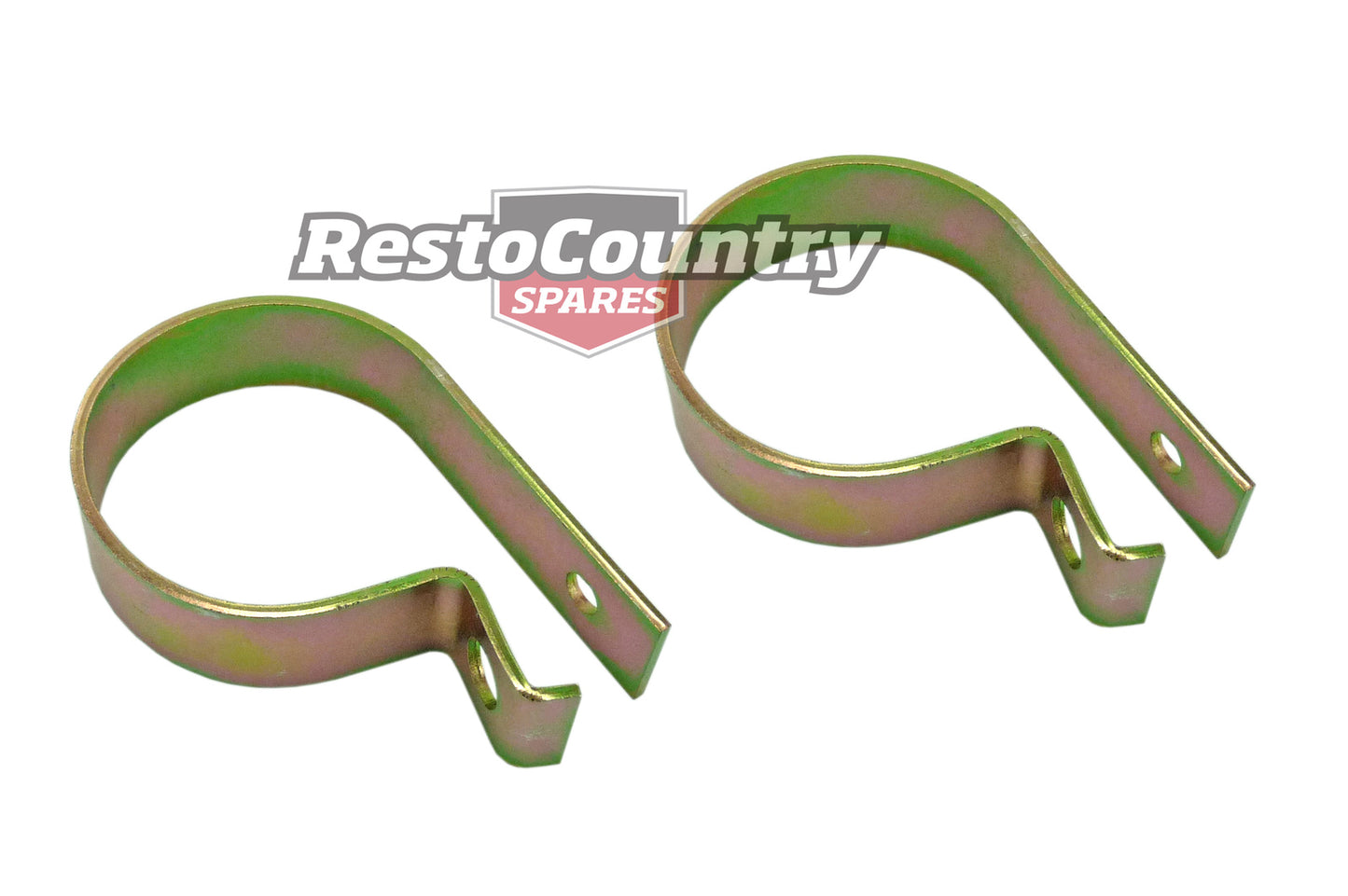 Holden Exhaust Tail Pipe Bracket / Clamp PAIR - 3" V8 HQ HJ HX HZ Torana LH LX - APP529
