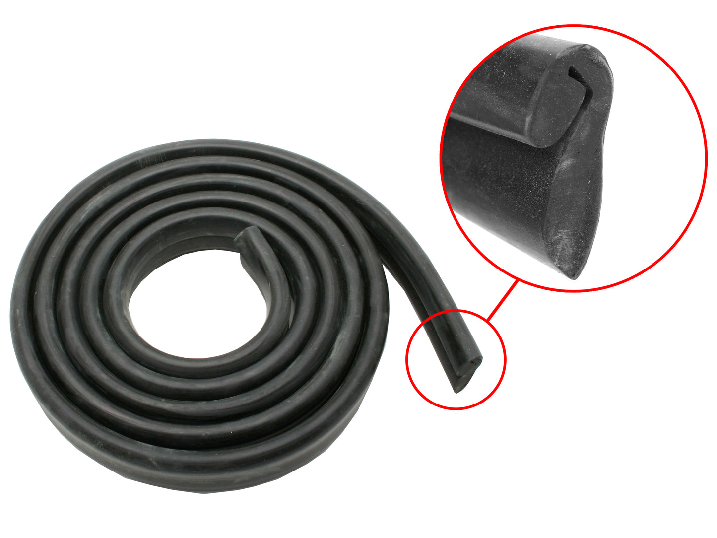 Ford Rear Roof Edge Rubber Finishing Strip XK XL XM XP window seal headlining - ARC0DB66500A44A