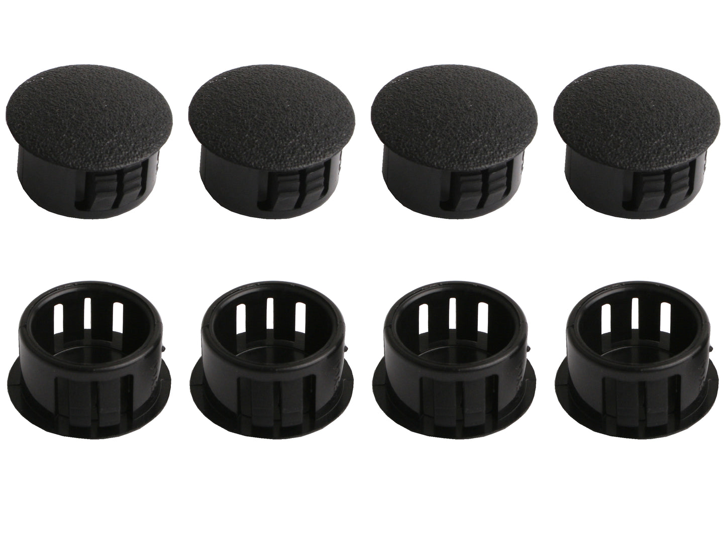 Holden Arm Rest Plug Set X 8 HK HT HG Black Sedan Wagon 4 doors cap - ARC1001