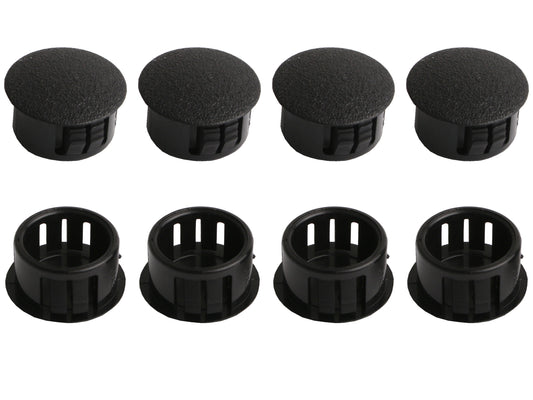 Holden Arm Rest Plug Set X 8 HK HT HG Black Sedan Wagon 4 doors cap - ARC1001