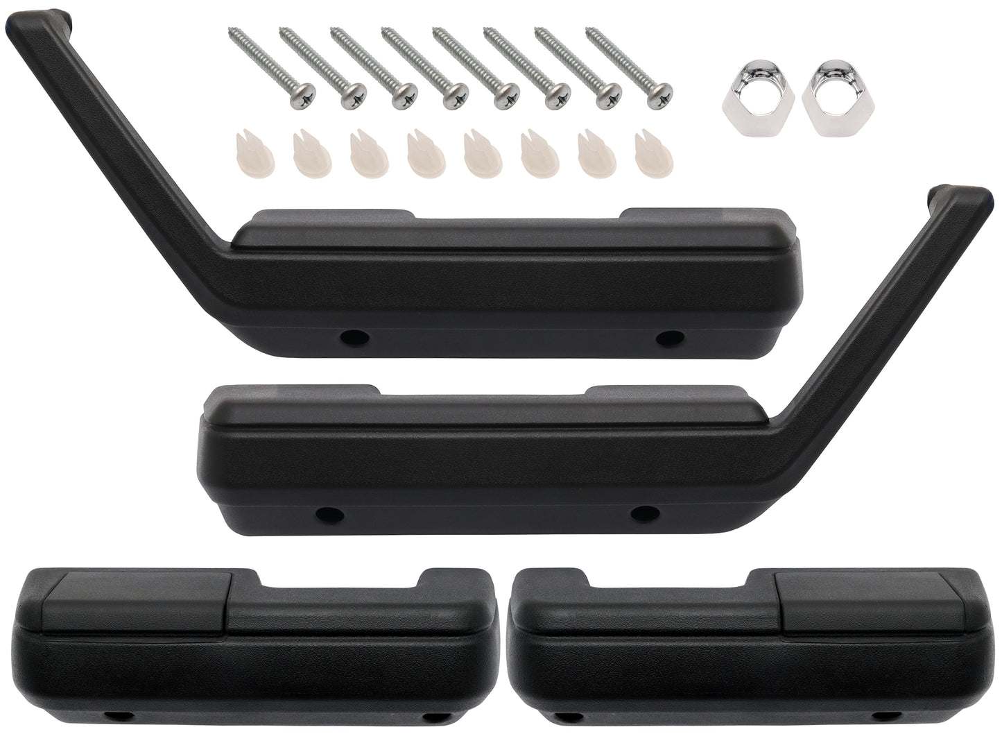 Door Armrest Kit (Front & Rear / Chrome) VB VC VH VK VL Commodore SL/E Calais - ARKVBSC4