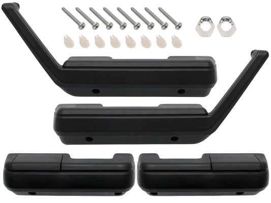 Door Armrest Kit (Front & Rear / Chrome) VB VC VH VK VL Commodore SL/E Calais - ARKVBSC4