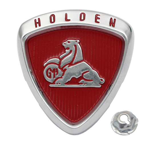 Holden Lion And Shield Emblem Badge x1 FC 1/4 Panel red emblem quarter - B1022