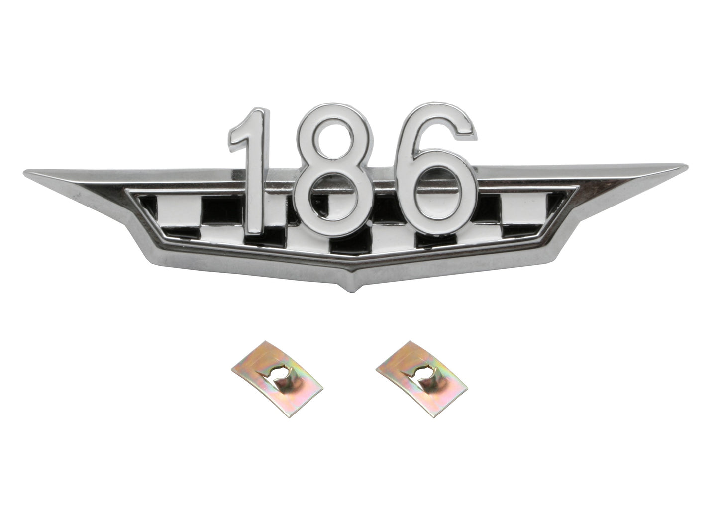 Holden "186" Badge x1 HR Boot suits all models trunk  emblem  flag - B1034