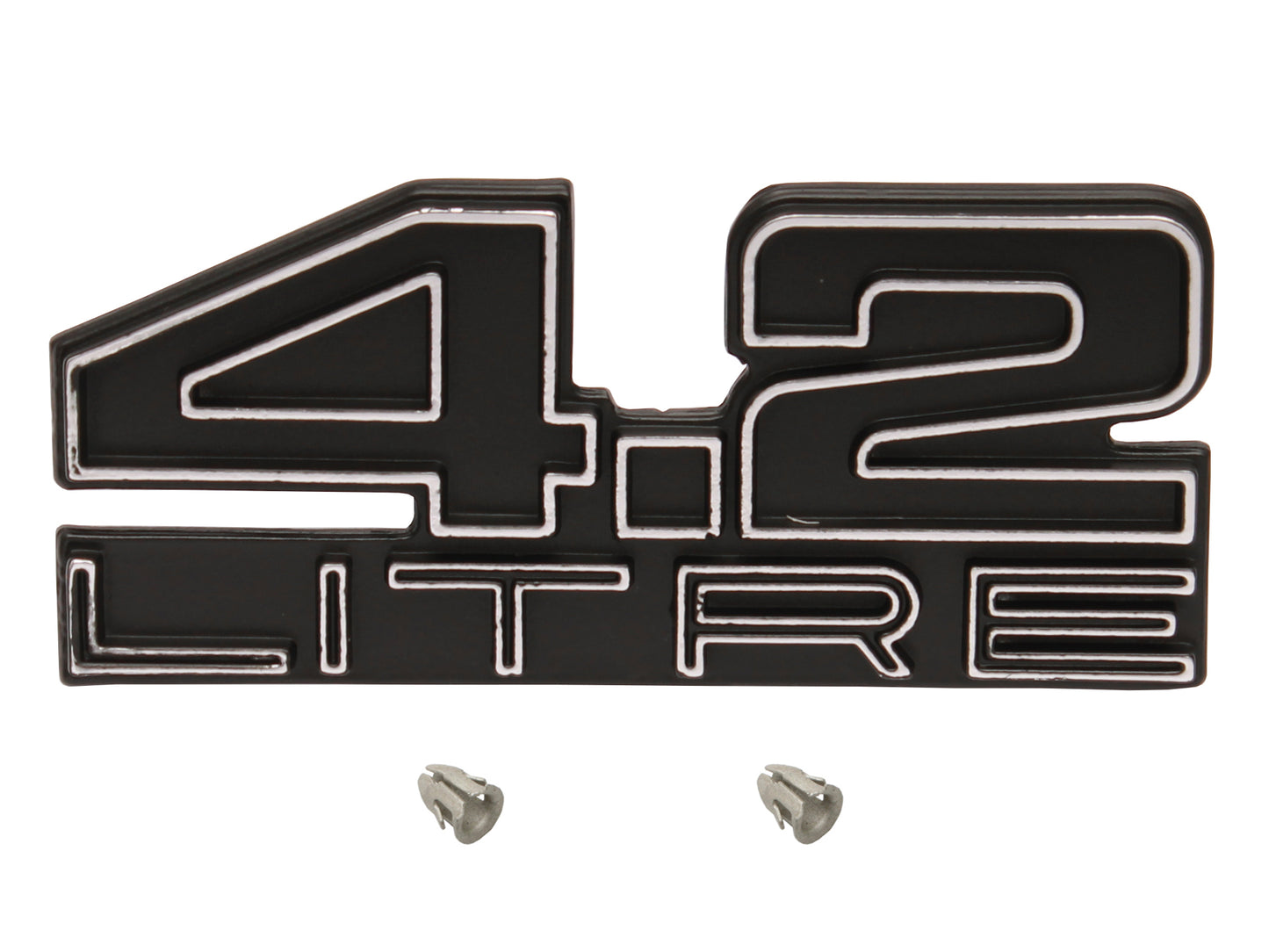 Holden V8 '4.2 LITRE' Boot or Tailgate Badge HJ HX HZ Torana LH LX Guard 253 emblem - B1050